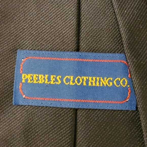 Set of 3 Black Clip-On Ties - Picture 4 of 6